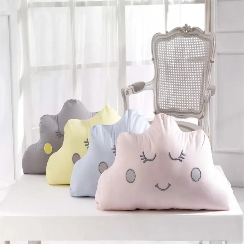 Momishop Bebek Dekoratif Yastık Bulut Sarı - 1