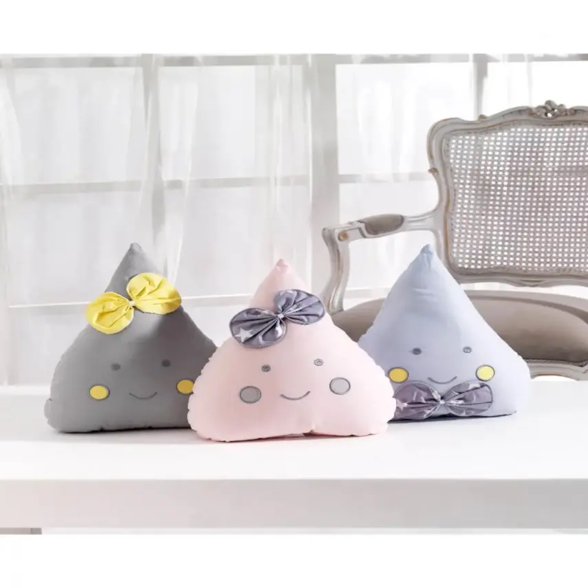 Momishop Bebek Dekoratif Yastık Damla Mavi - 1