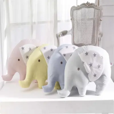 Momishop Bebek Dekoratif Yastık Fil Yeşil - 2