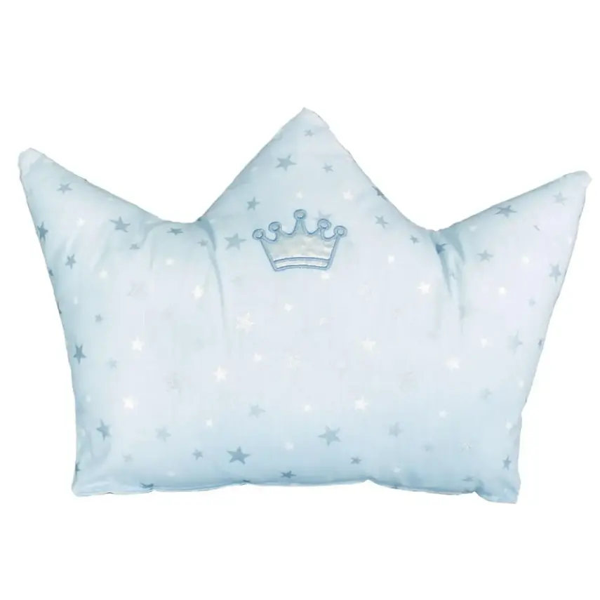Momishop Bebek Dekoratif Yastık Taç Mavi - 1