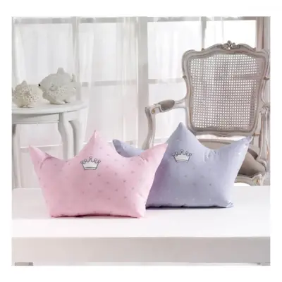 Momishop Bebek Dekoratif Yastık Taç Pembe