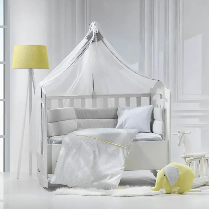 Momishop Elephant Park Yatak Uyku Seti Gri - 2