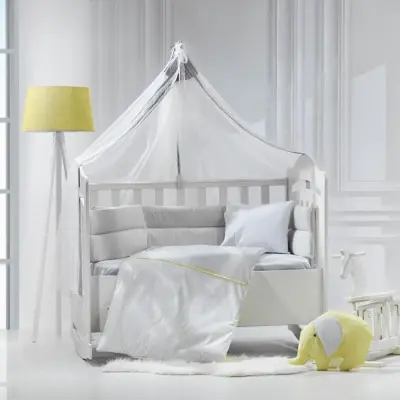 Momishop Elephant Park Yatak Uyku Seti Gri - 1