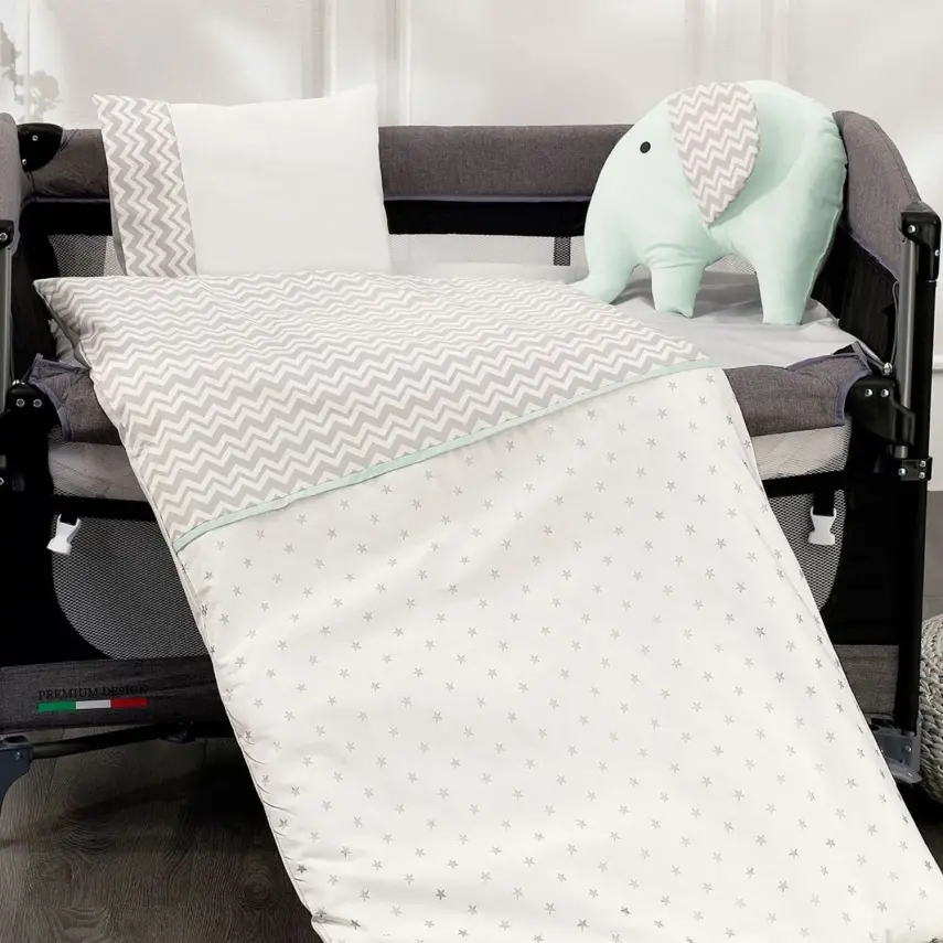 Momishop Elephant Park Yatak Uyku Seti Mint - 1