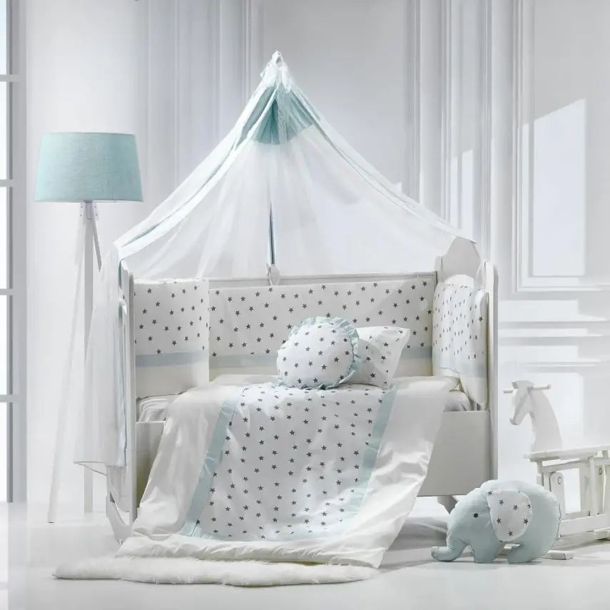 Momishop Elephant Uyku Seti Pop Coll. 65x125 Yeşil - 1