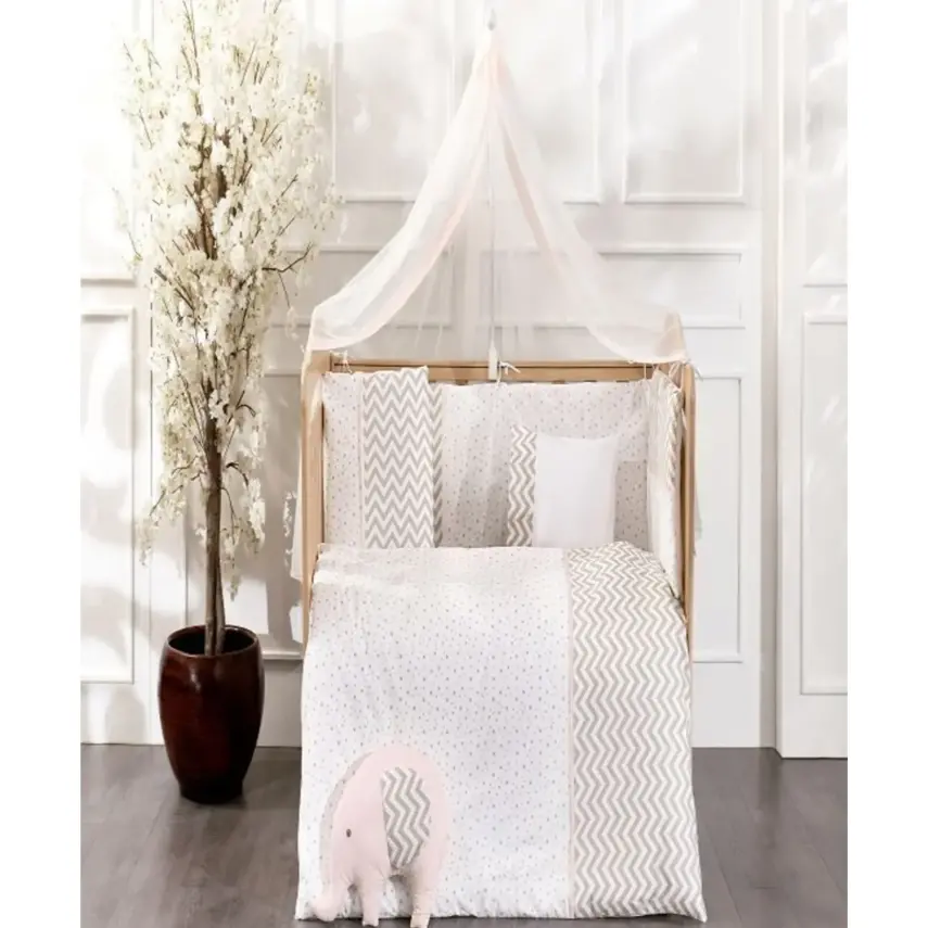 Momishop Elephant Uyku Setleri Pudra - 1