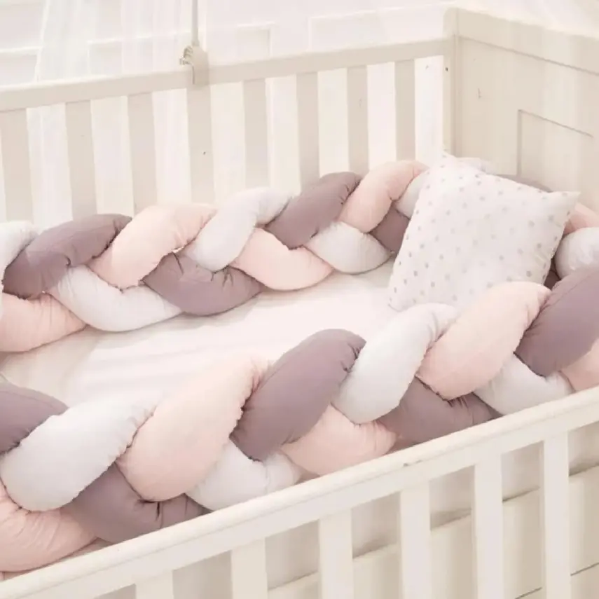 Momishop Montesori Örgü Kenar Koruma Seti 360 cm Pembe - 1