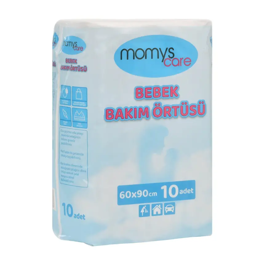 Momys Care Bebek Bakım Örtüsü 60*90 cm  Alt Açma Bezi 10lu - 8
