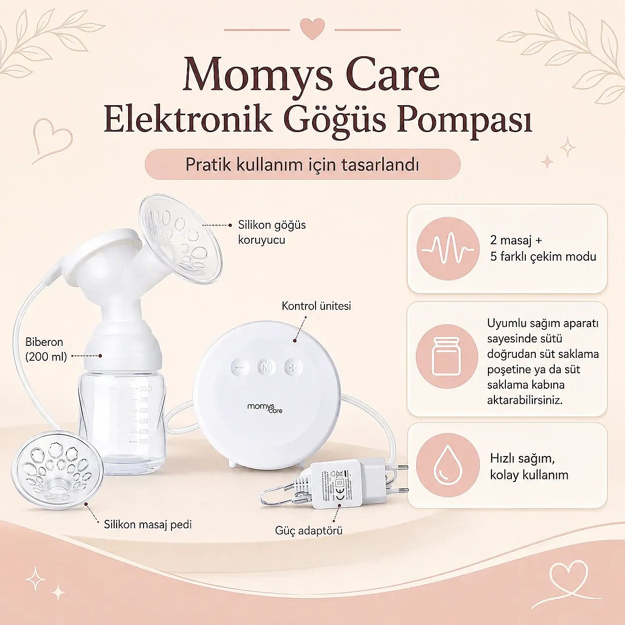 Momys Care Elektronik Göğüs Pompası