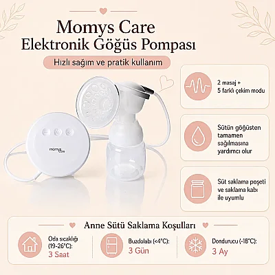Momys Care Elektrikli Tekli Göğüs Pompası - 4