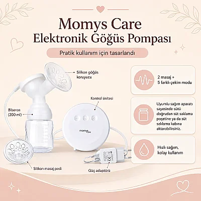Momys Care Elektrikli Tekli Göğüs Pompası - 6