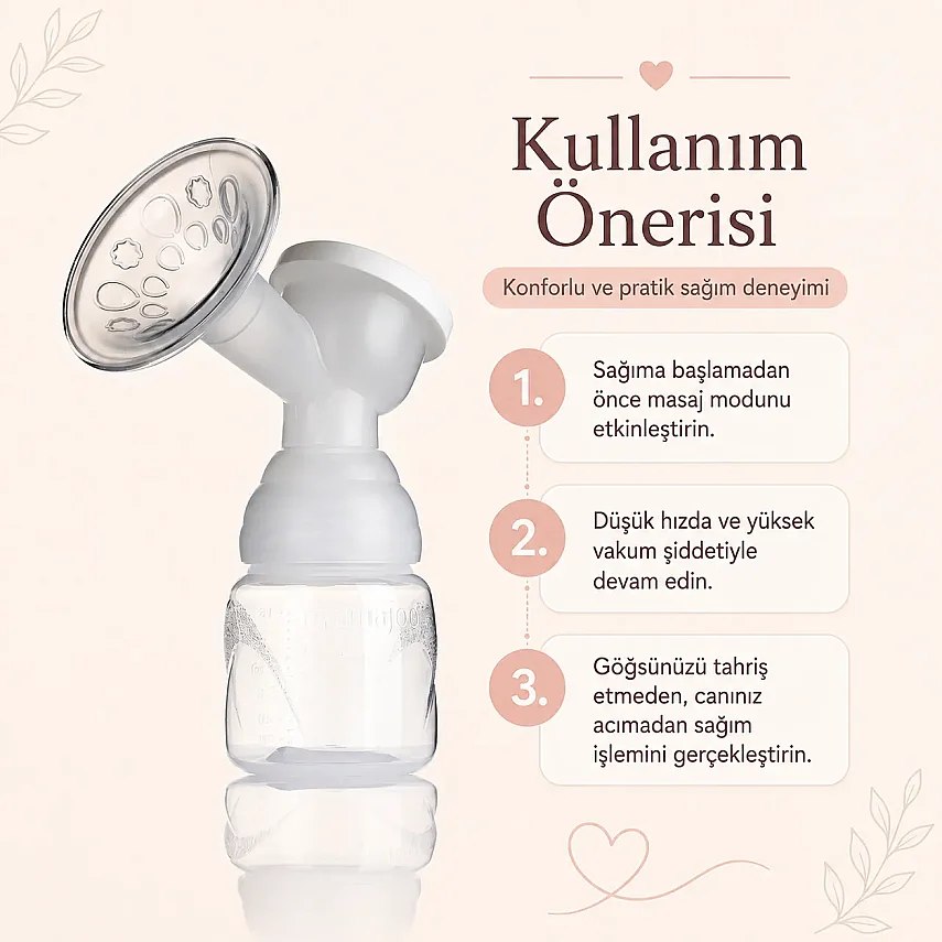 Momys Care Elektrikli Tekli Göğüs Pompası - 3