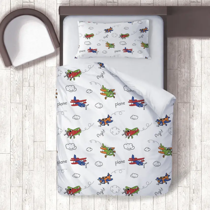 Momys Care Gökyüzü Kaşifleri Bebek Nevresim Takımı 100x150 Cm - 1