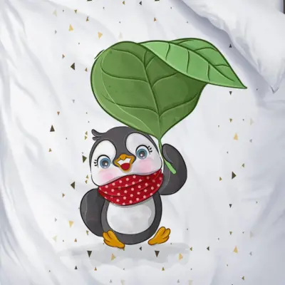 Momys Care Kutup Yıldızı Penguen Bebek Nevresim Takımı 100x150 Cm - 2