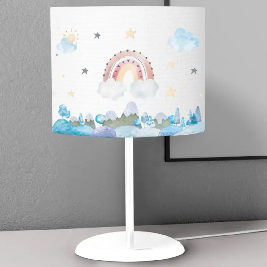 Momys Care Masalsı Gökkuşağı Masaüstü Abajur 45x18 Cm - 1