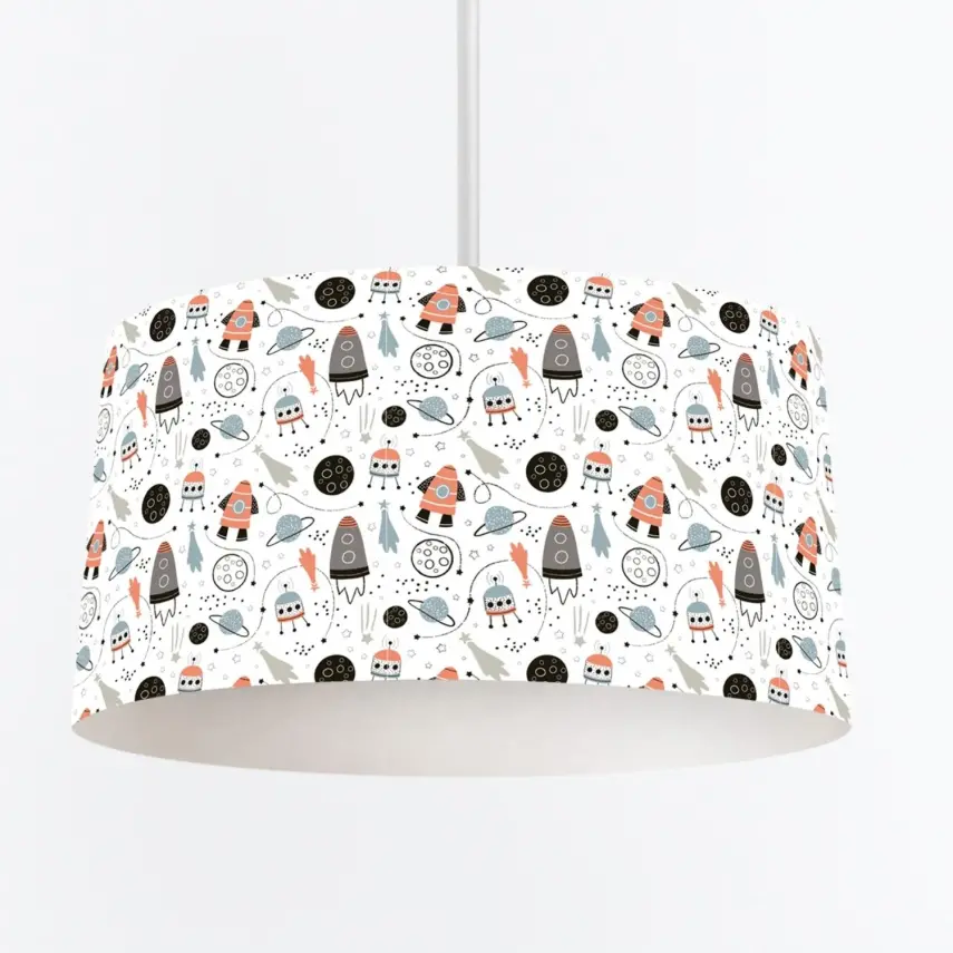 Momys Care Sevimli Hayvanlar Uzayda Tavan Lambası 27x18 Cm - 1