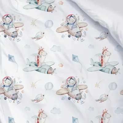 Momys Care Uçuş Macerası Bebek Nevresim Takımı 100x150 Cm - 2