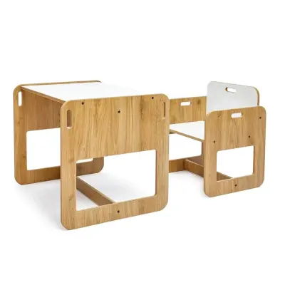 Montessori Kumru Aktivite Masası ve Sandalye Takımı