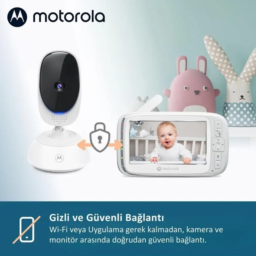 Motorola 5 İnç Lcd Ekran Bebek Kamerası VM75  - 5