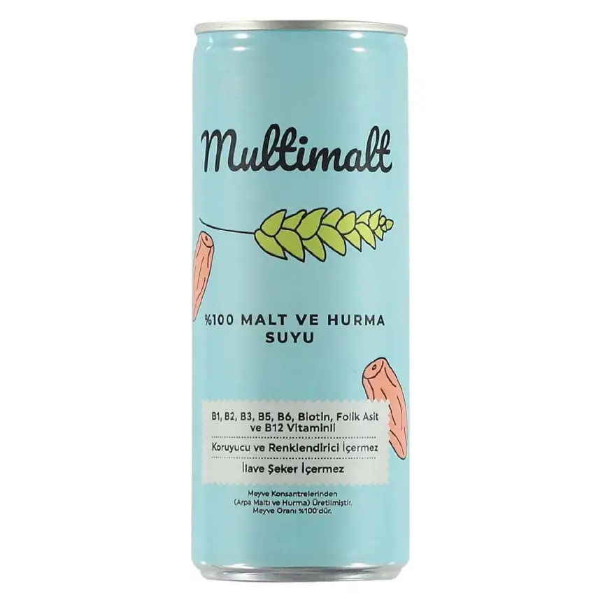 Multimalt Anne Sütü Arttıran Alkolsüz %100 Malt ve Hurma Suyu 250 ml - 2