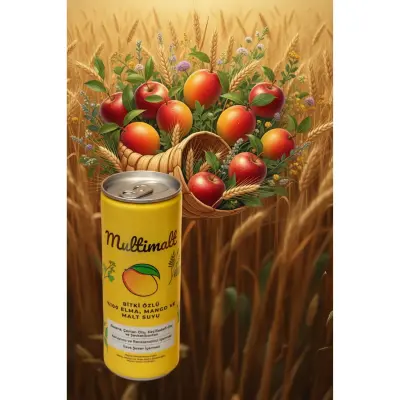 Multimalt Bitki Özlü %100 Elma,Mango Ve Malt Suyu 250 ml - 7
