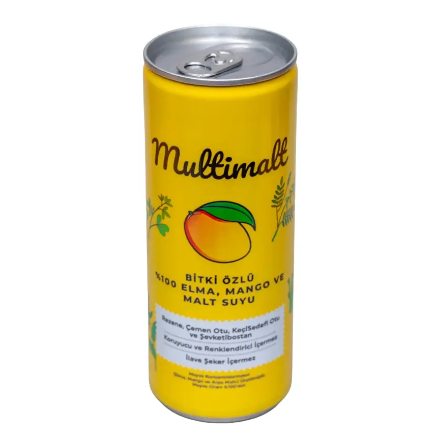 Multimalt Bitki Özlü %100 Elma,Mango Ve Malt Suyu 250 ml - 8