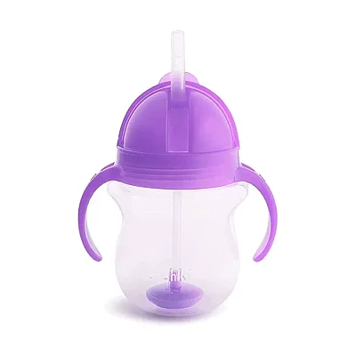 Munchkin Kilitli Uçlu Alıştırma Bardağı 207 ml Mor - 2