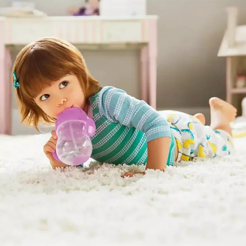 Munchkin Kilitli Uçlu Alıştırma Bardağı 207 ml Mor - 7