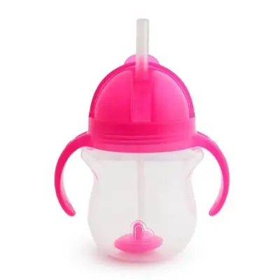 Munchkin Kilitli Uçlu Alıştırma Bardağı 207 ml Pembe - 1