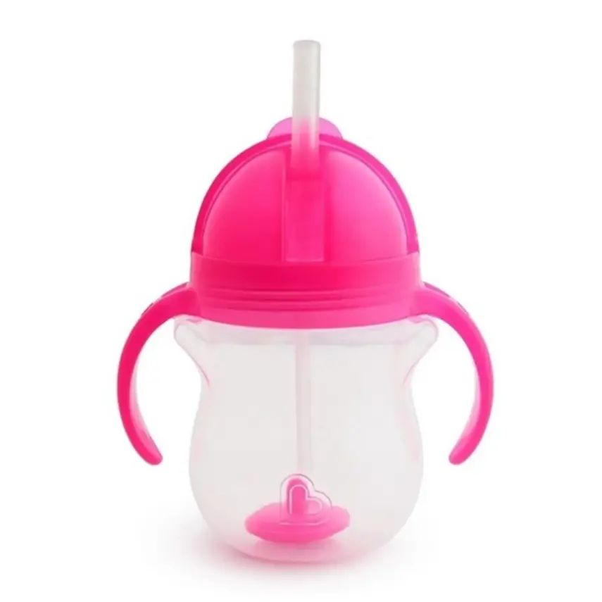 Munchkin Kilitli Uçlu Alıştırma Bardağı 207 ml Pembe - 1