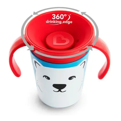 Munchkin Mucize 360 Alıştırma Bardağı Kutup Ayısı (1)