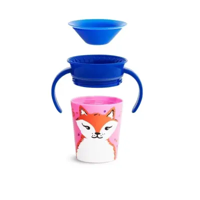 Munchkin Mucize 360 Alıştırma Bardağı 177 ml 6+ Ay Tilki (1)