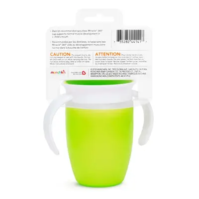 Munchkin Mucize 360 Alıştırma Bardağı Wildlove 207 ml Yeşil - 5