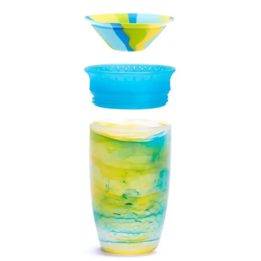 Munchkin Mucize 360° Tropical Alıştırma Bardağı 12ay+ 296ml Mavi - 3