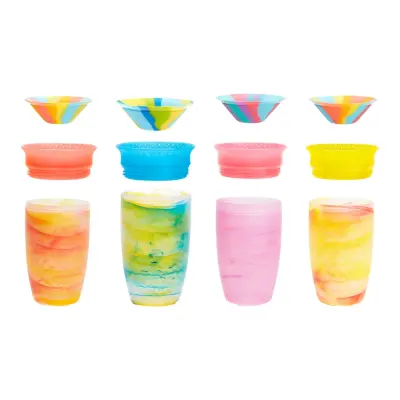 Munchkin Mucize 360° Tropical Alıştırma Bardağı 12ay+ 296ml Sarı - 4