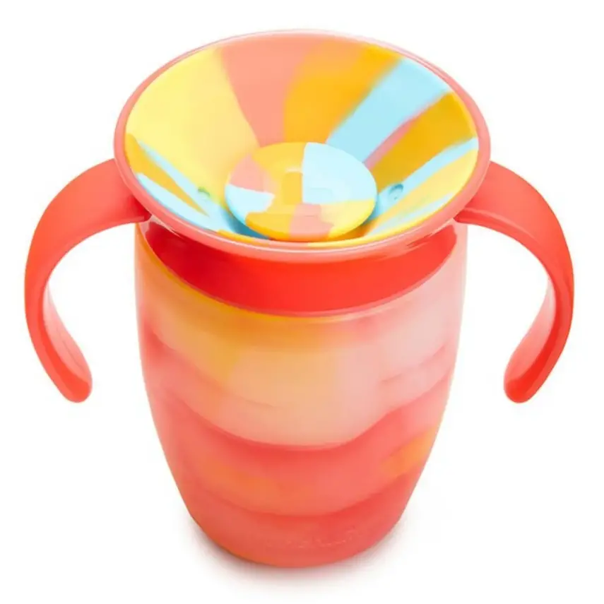 Munchkin Mucize 360° Tropical Alıştırma Bardağı 6ay+ 207ml Kırmızı - 3
