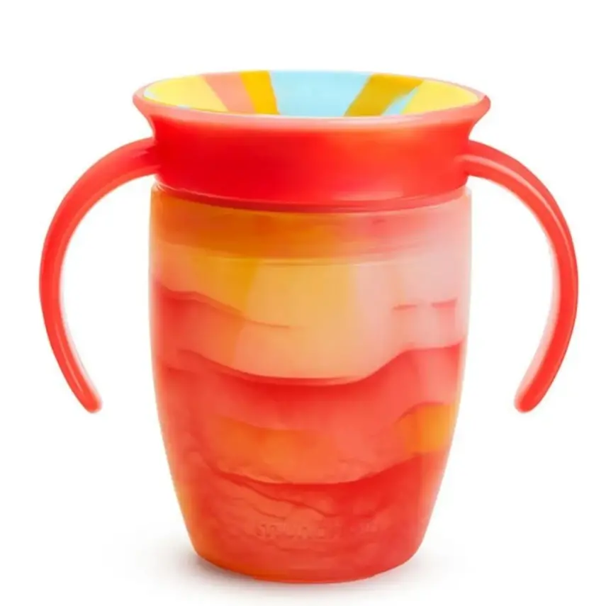 Munchkin Mucize 360° Tropical Alıştırma Bardağı 6ay+ 207ml Kırmızı - 1