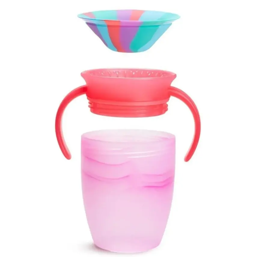 Munchkin Mucize 360° Tropical Alıştırma Bardağı 6ay+ 207ml Mor - 3