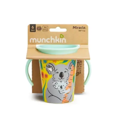 Munchkin Mucize 360° Wildlove Alıştırma Bardağı Koala 6ay+ 177ml - 3