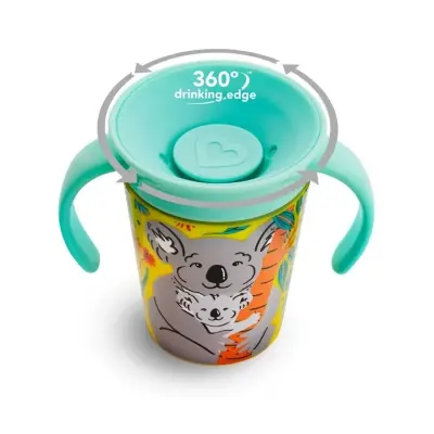 Munchkin Mucize 360° Wildlove Alıştırma Bardağı Koala 6ay+ 177ml - 4