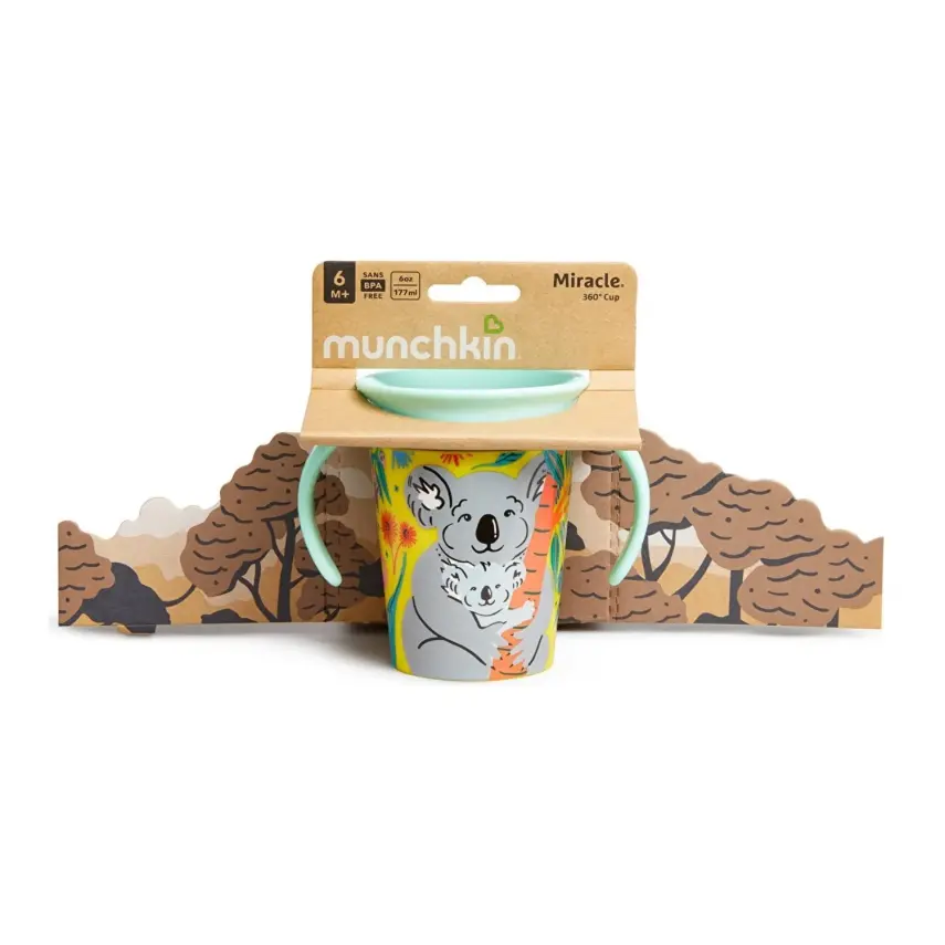Munchkin Mucize 360° Wildlove Alıştırma Bardağı Koala 6ay+ 177ml - 5