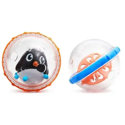 Munchkin Suda Batmayan Banyo Oyuncağı Penguen 2'li Set 4 Ay+