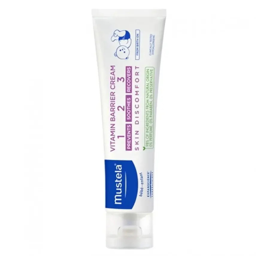 Mustela 1.2.3 Vitamin Bariyer Bebek Pişik Kremi 100 ml - 2
