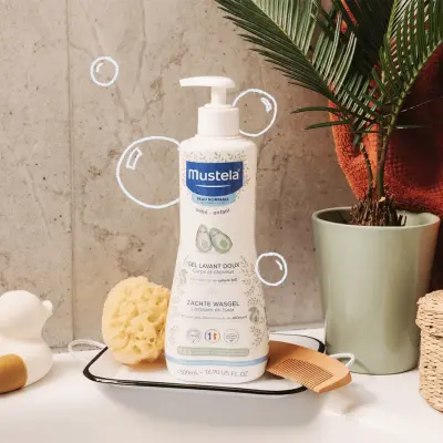 Mustela Gentle Avokado Papatya Özlü Bebek Şampuanı 500 ml x 2 Adet - 5