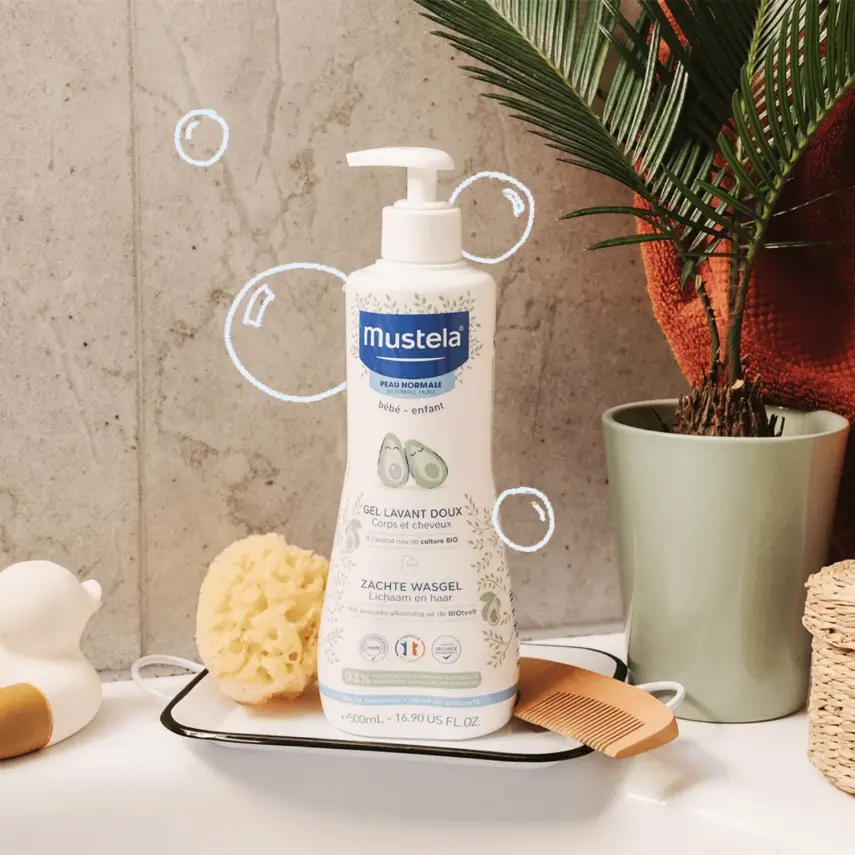 Mustela Gentle Avokado Papatya Özlü Bebek Şampuanı 500 ml x 2 Adet - 5