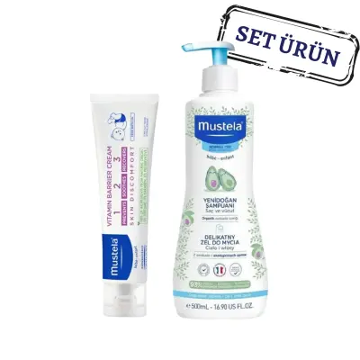 Mustela Şampuan + Pişik Kremi (Avantaj Paketi) (1)