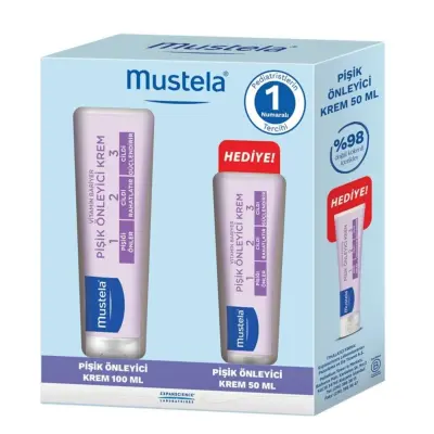 Mustela Vitamin Bariyer 1-2-3 Bebek Pişik Kremi 100ml+50ml Hediye (1)