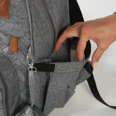 M&Y Collection 6690 Lucky Anne Bebek Sırt Çantası Gri - 9