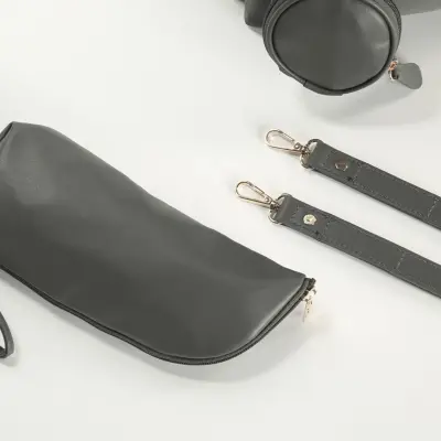 M&Y Collection Diamond Deri Anne Bebek Sırt Çantası Gri - 3