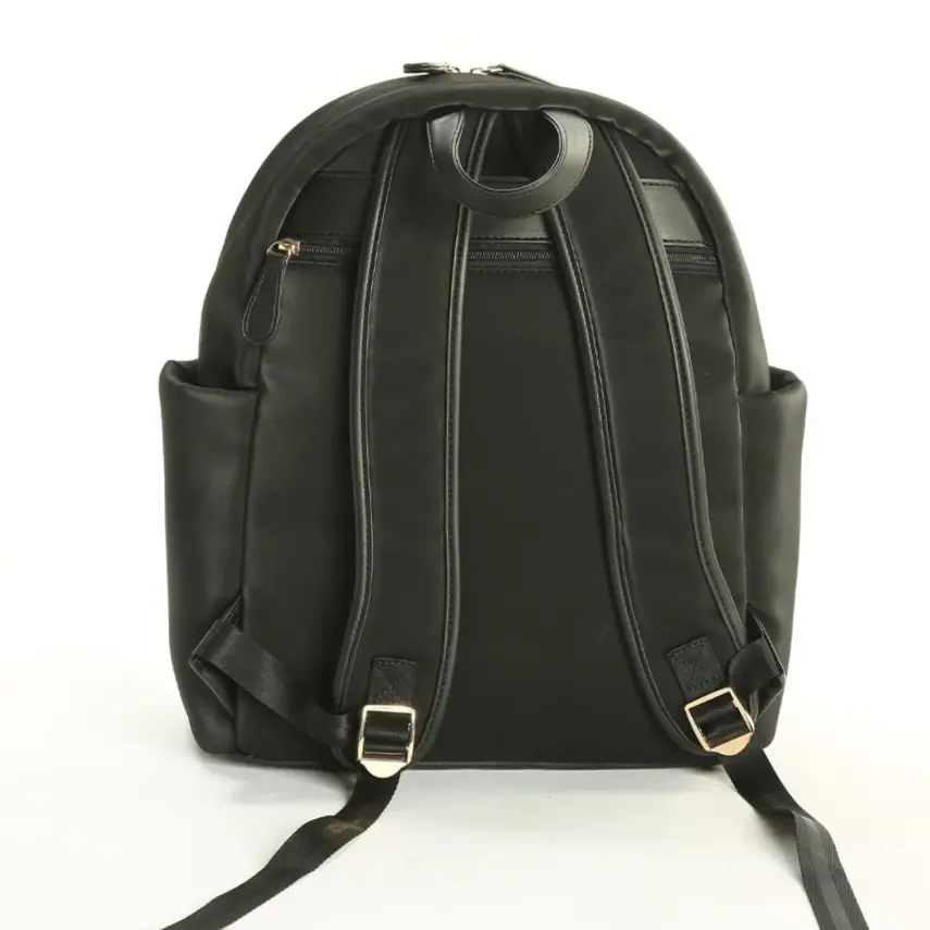 M&Y Collection Diamond Deri Anne Bebek Sırt Çantası Siyah - 2